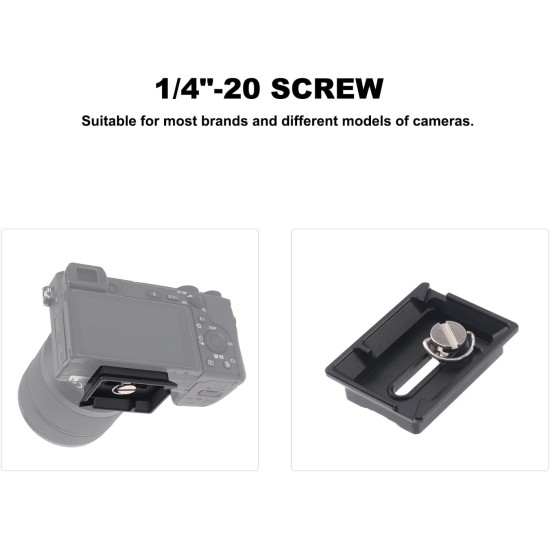Quick Release Plate for DJI Ronin RS 2/RSC 2/RS 3/RS 3 Pro/RS 4 /RS 4 Pro/RS 4